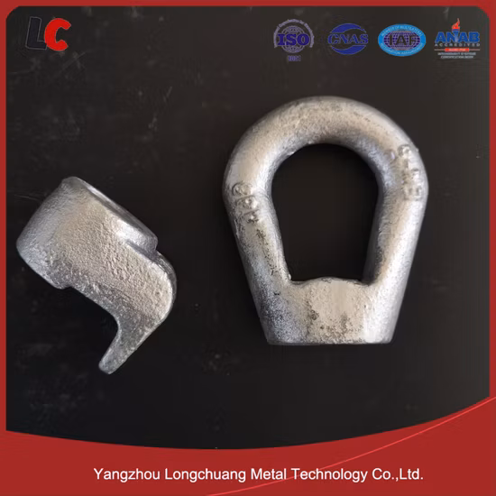 Support de matériel de moulage en fer pour ligne de poteaux