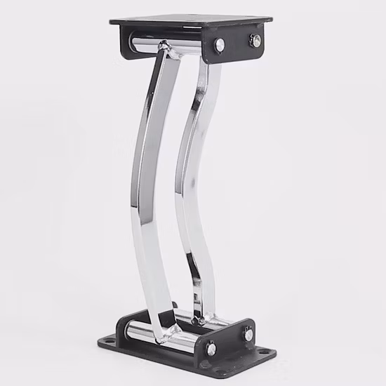 Charnière d'armoire en acier, matériel de dossier de meubles, charnière d'appui-tête, pièces de rechange en métal