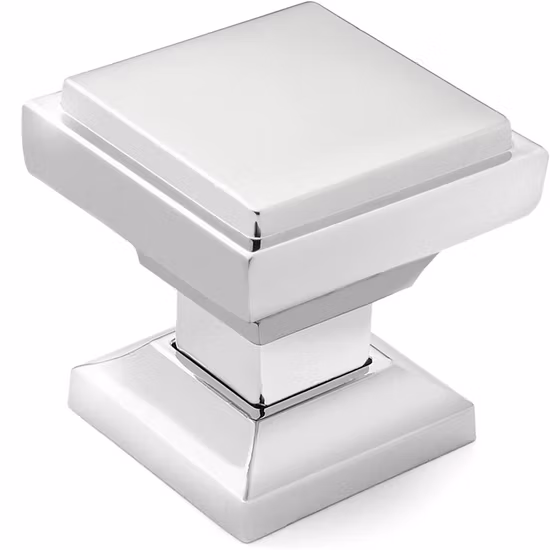 Poignée d'armoire carrée noire mate en acier inoxydable, quincaillerie pour meubles, bouton d'armoire